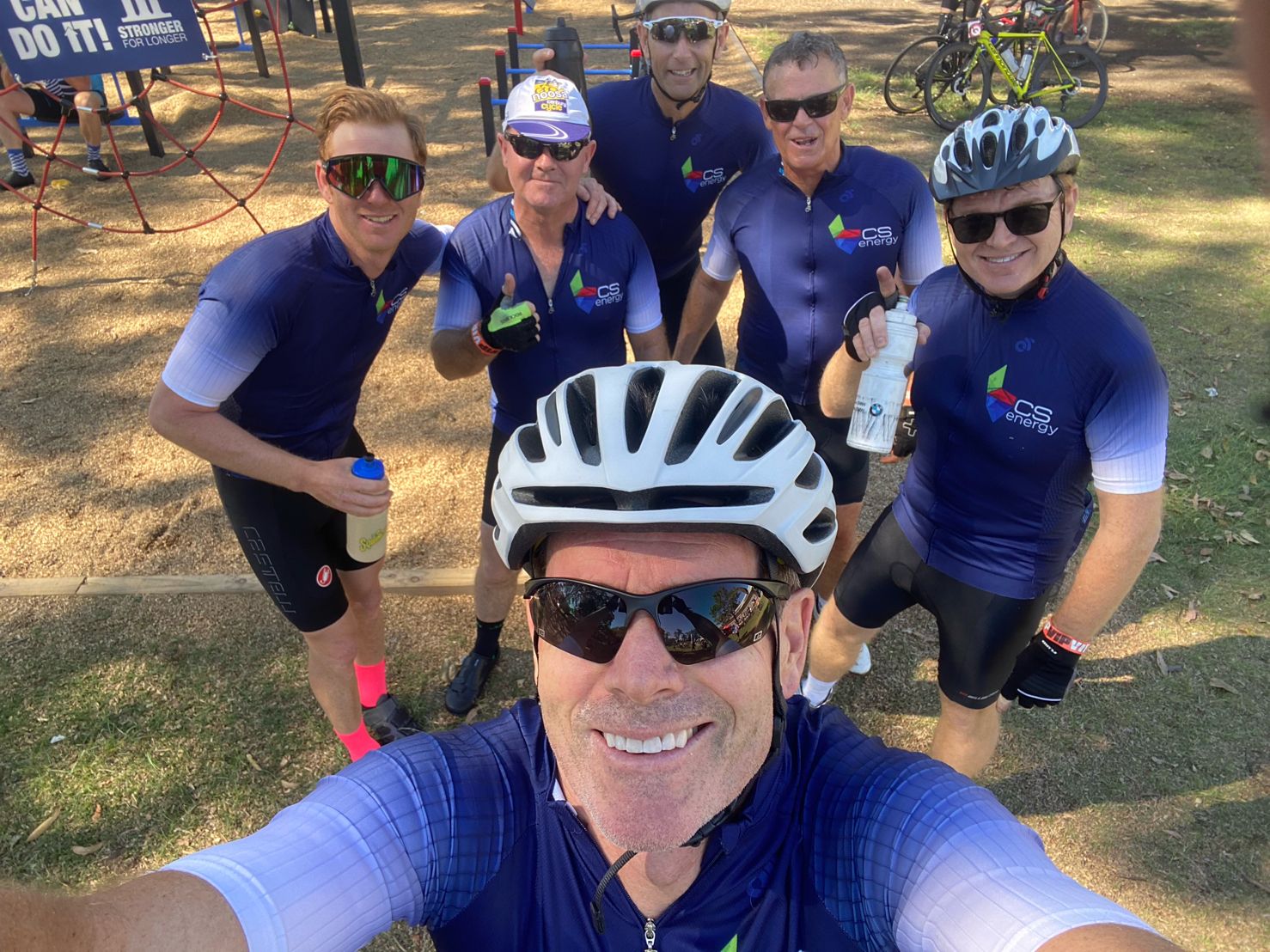 cyclists Brisbane cycling prostate cancer